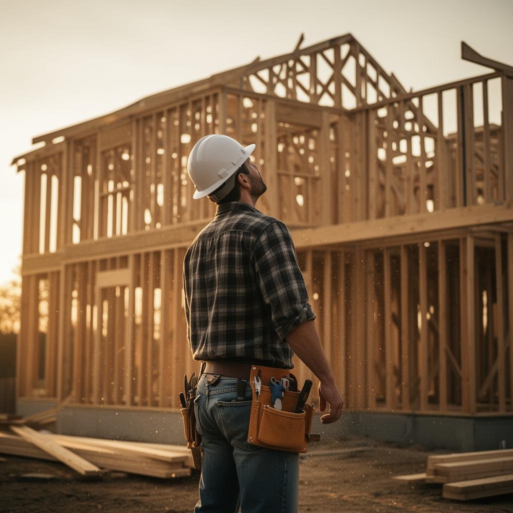 Highview Homes builder on site